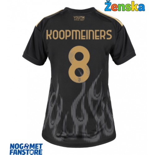 Juventus Teun Koopmeiners #8 Rezervni Dres za Ženska 2026-27 Kratak Rukav